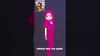 making girl cartoon characters in dress to impress fypシ゚ dti shorts [upl. by Olim]