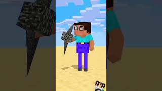 Help to throw a bedrock away♥️minecraft minecraftmeme shortsvideo mimecraftmemes minecraftsong [upl. by Auhel692]