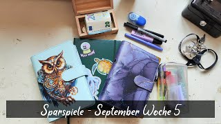 Sparspiele September  Woche 5  Umschlagmethode sparspiele budgeting [upl. by Heiskell]