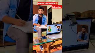 Online exam mein cheating kaise karte hain doston 😂😇 comedy funny ytshorts dushyantkukrejafp [upl. by Liahus]