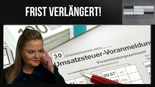 Umsatzsteuer Voranmeldung später einreichen So gehts [upl. by Rex]