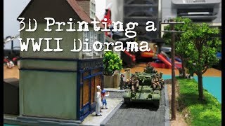 3D Printing WW2 Diorama BEF in France 1940  Creality Ender 2 [upl. by Revkah]