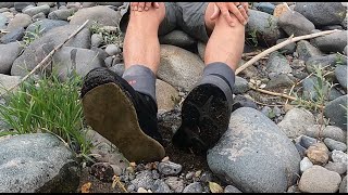 Rubber vs Felt Soles  Side by Side Wading Review [upl. by Etteve]