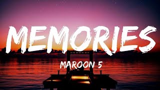 Maroon 5  Memories lyrics [upl. by Karub]