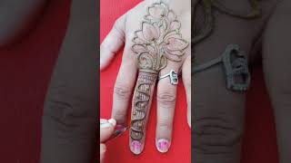 new back hand mehndi designs trending shorts youtube [upl. by Akinihs]