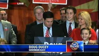 Governorelect Doug Duceys acceptance speech [upl. by Wolcott]