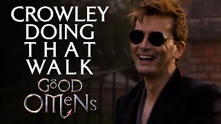 Crowley Doing THAT Walk  Good Omens Shorts [upl. by Ailehs]