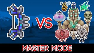 Terraria 1432  Pulse Bow vs ALL Bosses Master Mode [upl. by Reifinnej528]