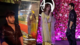 Paras Chhabra and Mahira Sharma IGNORE Each Other  Ex Couple arrives at Arti Singh Sangeet [upl. by Ojok]