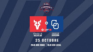 Venados vs Yaquis  25 Octubre Juego 1 LAMP 24 25 [upl. by Hteik]