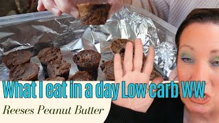 Reeses Peanut Butter Cup Dupe Low Carb  What I eat in a day [upl. by Radford]