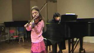 Beethoven Minuet in G violin [upl. by Ahsinut663]