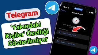 Yakındaki İnsanların Telegramda Görünmemesi Nasıl DÜZELTİLİR [upl. by Aihtiekal740]