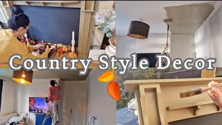 Painting My CEILING amp MANTELPIECE Country Style DIY homedecor homeimprovement [upl. by Lacey896]