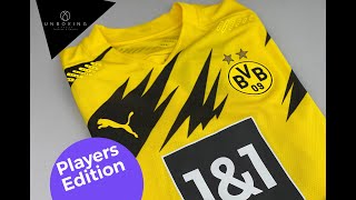 BVB 09 Borussia Dortmund Authentic Jersey ‘Home 202021’  UNPACKING  sports jersey [upl. by Acihsay369]