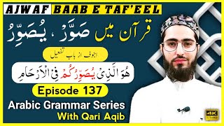 AJWAF IN BAAB E TAFEEL  باب تفعیل  ثلاثی مزید فیہ  Arabic Grammar Series  Ep  137  Qari Aqib [upl. by Patric]