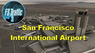 San Francisco Airport AI Traffic FS Traffic  Microsoft Flight Simulator 2020 [upl. by Wira205]