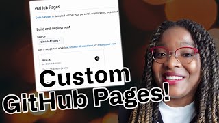 Deploy to GitHub Pages with Custom GitHub Actions [upl. by Dremann]