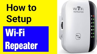 How to Setup WIFI Repeater  How to setup wifi extender [upl. by Nosimaj]