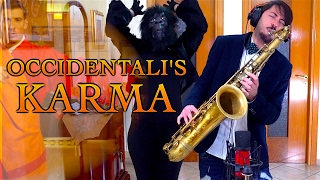 OCCIDENTALIS KARMA  Francesco Gabbani SANREMO 2017 Cover Sax [upl. by Yrram666]