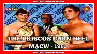 The Brisco Brothers Turn Heel Collection 1983 MidAtlantic Championship Wrestling [upl. by Ricky]