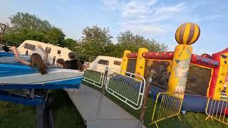 Billy Peels Ski Jump Onride Pov  Waddingtons Funfair Tingley 10052024 [upl. by Aihsia52]