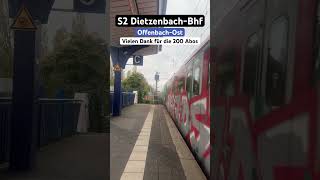 OffenbachOst Einfahrt RB423S2➡️DietzenbachBhf br423 sbahn shorts [upl. by Levy]