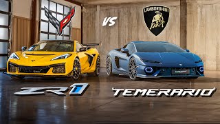 2025 CORVETTE ZR1 VS 2025 TEMERARIO Which is King of the Hill [upl. by Begga]