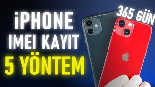 Yurtdışı iPhone İMEİ KAYIT İÇİN 5 YÖNTEM [upl. by Yltneb]