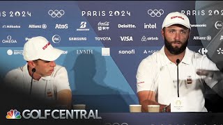 Jon Rahm David Puig describe unbelievable experience at Olympics  Golf Central  Golf Channel [upl. by Wincer52]