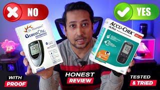 Most Accurate Glucometer in India 2023  Dr Morepen glucometer Review vs Accu Chek glucometer Review [upl. by Sandeep]