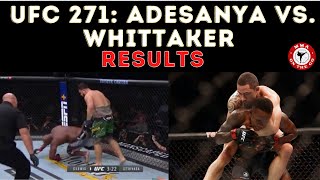 UFC 271 RESULTS Israel Adesanya vs Robert Whittaker 2  UFC Middleweight Championship [upl. by Ricard]