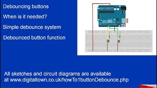 Arduino C Course How to Debounce Buttons [upl. by Lesli235]