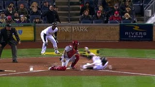 STLPIT Piscotty throws out McCutchen at the plate [upl. by Luce]