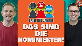 SPIEL DES JAHRES 2024 Das sind die nominierten zum Spiel des Jahres Kennerspiel und Kinderspiel [upl. by Malamud]