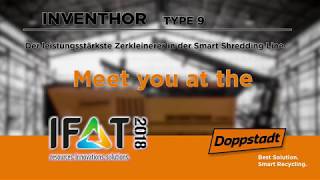 Doppstadt INVENTHOR IFAT 2018 [upl. by Cornwell946]