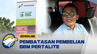 Pembatasan Pembeli Untuk BBM Pertalite  Newsline [upl. by Boelter]