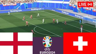 England vs Switzerland LIVE Euro Cup 2024 Germany Full Match  Simulation Video Games [upl. by Adamec]