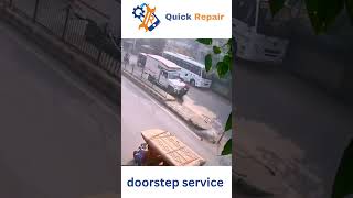 welcome to Quick Repair accident Funny Video Watch funny duet quickfix phonerepair quckrepair [upl. by Mohl634]