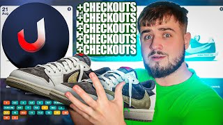 I COPPED 5 TRAVIS SCOTT OLIVE JORDAN 1 Sneaker Botting Live Cop [upl. by Vareck]