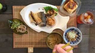 Broad bean Rice and Grilled Mackerel そら豆ごはんと鯖の干物 【TODAYs TABLE】 Apr 7 2014 [upl. by Anuala502]