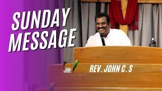 Sunday Sermon Rev JOHN C SATHYAMOORTHY DNAG Church [upl. by Anan]