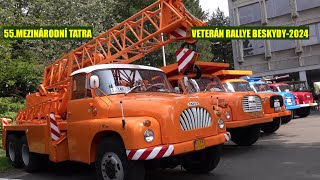 55 MEDZINÁRODNÍ TATRA VETERÁN RALLYE BESKYDY2024 [upl. by Horan170]