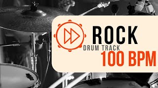 100 BPM  Rock Drum Beat  Backing Track 62 [upl. by Rivalee]