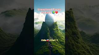 Unexplored Places On Earth🌍 shorts ytshortsvideo travel nature chile [upl. by Dearman]