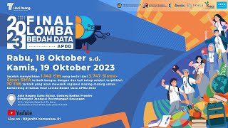 Puncak Final Lomba Bedah Data APBD 2023 Hari ke1 [upl. by Mita872]