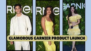 Pooja Hegde amp Vedang Raina Shine at the Glamorous Garnier Product Launch poojahegde vedangraina [upl. by Rabaj]