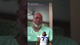 Emmitt Smith reacts to Larry Allens passing A Dallas Cowboys Legend shorts [upl. by Nylemaj]