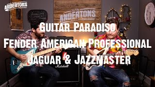 Guitar Paradiso  Fender American Professional Jaguar amp Jazzmaster [upl. by Atinwahs]