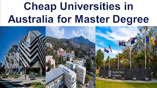 Top 10 Cheap Universities in Australia For Master Degree New Ranking [upl. by Cristiona]